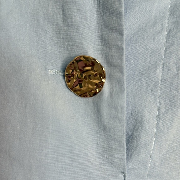 Pomander Place Sky Blue Drop Waist Mini Dress Size Large - Picture 3 of 6